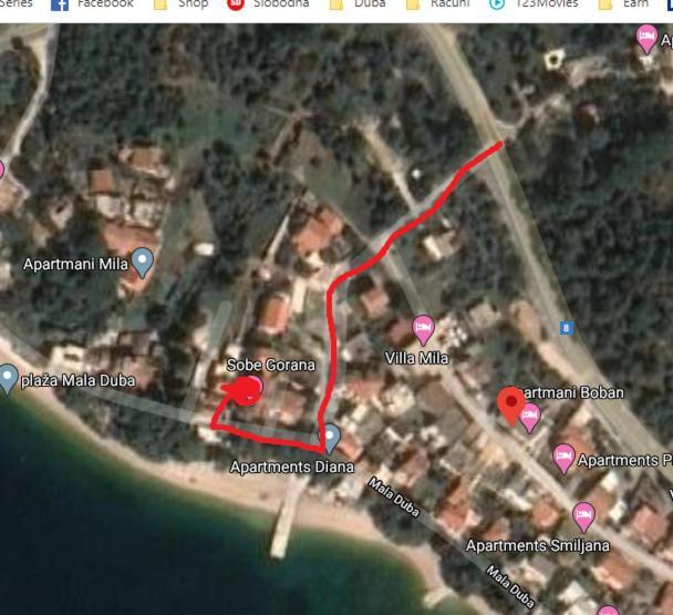Sobe Gorana Otel Živogošće Dış mekan fotoğraf